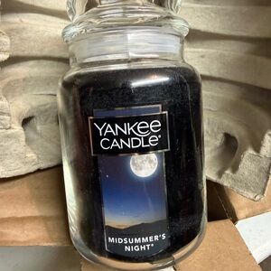 Yankee Candle Midnight Black Jar Candle